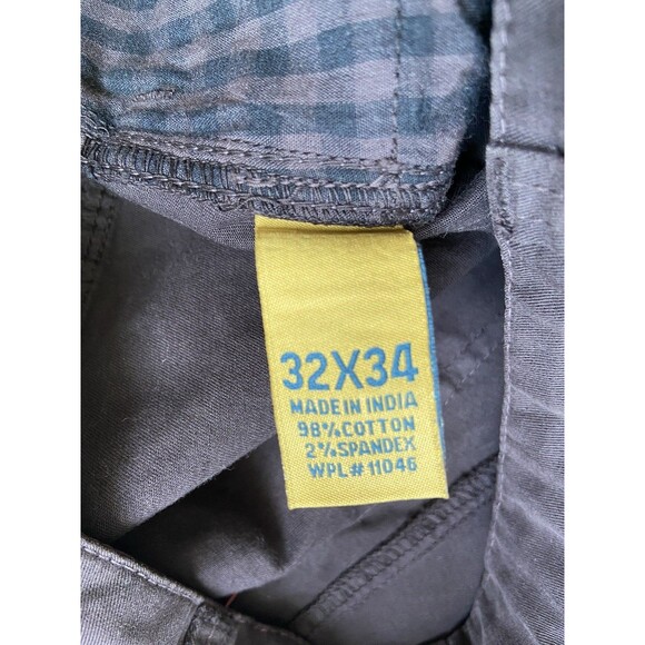 Tom James Mens Stretch Cotton Twill Pants Size 32x34 Burgundy Custom Tailored - Picture 7 of 12